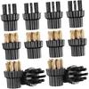 24 Pcs Washing Machine Brush Head Brass Mop Brush Head Pressure Washer Brush Steam Cleaner Mop Brush Cleaner Parts Household Cleaning Supplies Steam