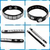 3-Piece Men's Punk Leather Bracelet Set: Multi-Layer Chain & Rivet Style