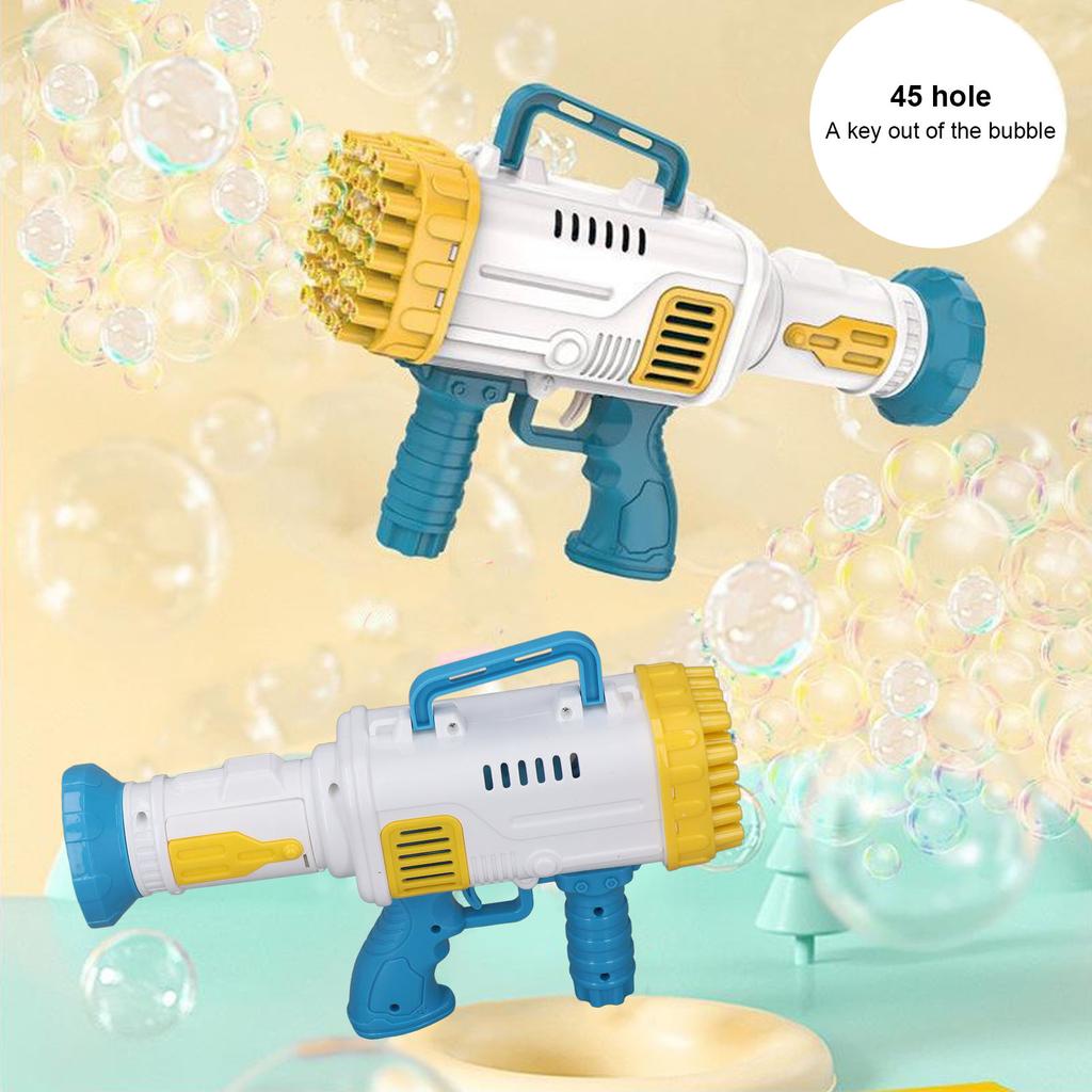 45 Hole Bubble NaMachine Interseting Many Bubbles Outdoor Toys Bubble Launcher for 3   Yrs Old