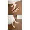 Pointed-toe Flat Shallow-mouthed Single Shoes Low-heeled Shoes