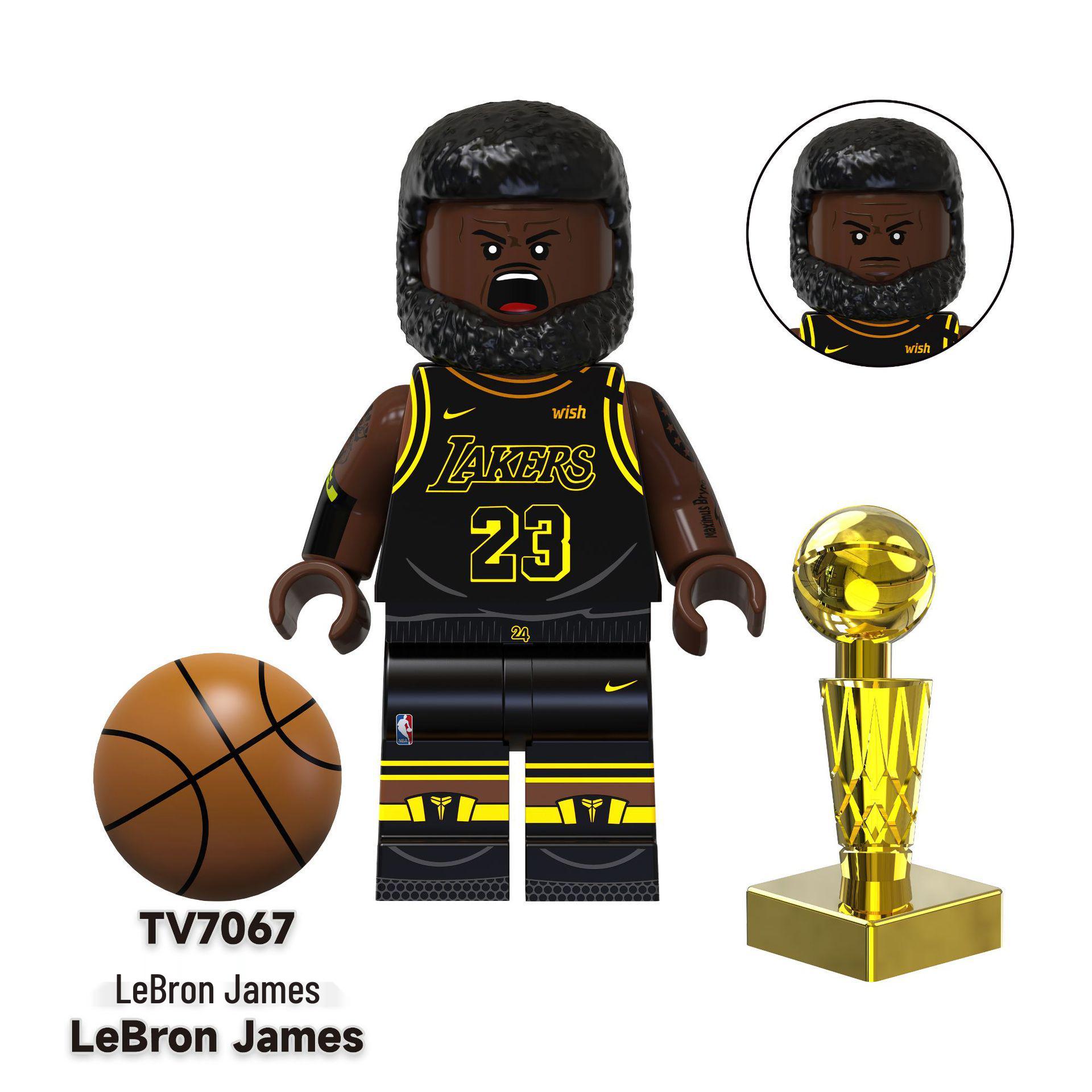 NBA Star Basketball Building Blocks Figure Set