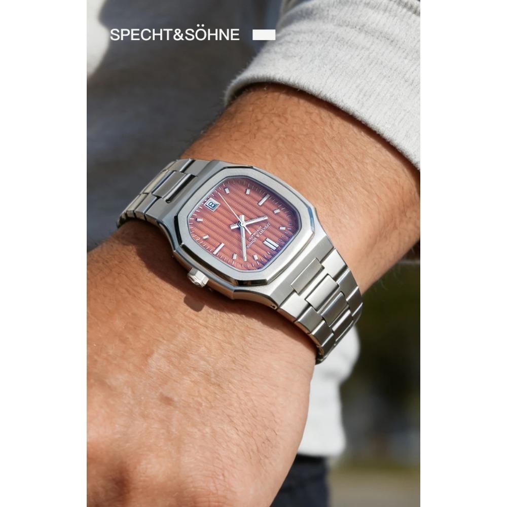 New Arrivals Specht&Sohne Watch 37MM Automatic Watches For Men Japan 8215 Movt Sapphire Crystal Stainless Steel 50M Waterproof