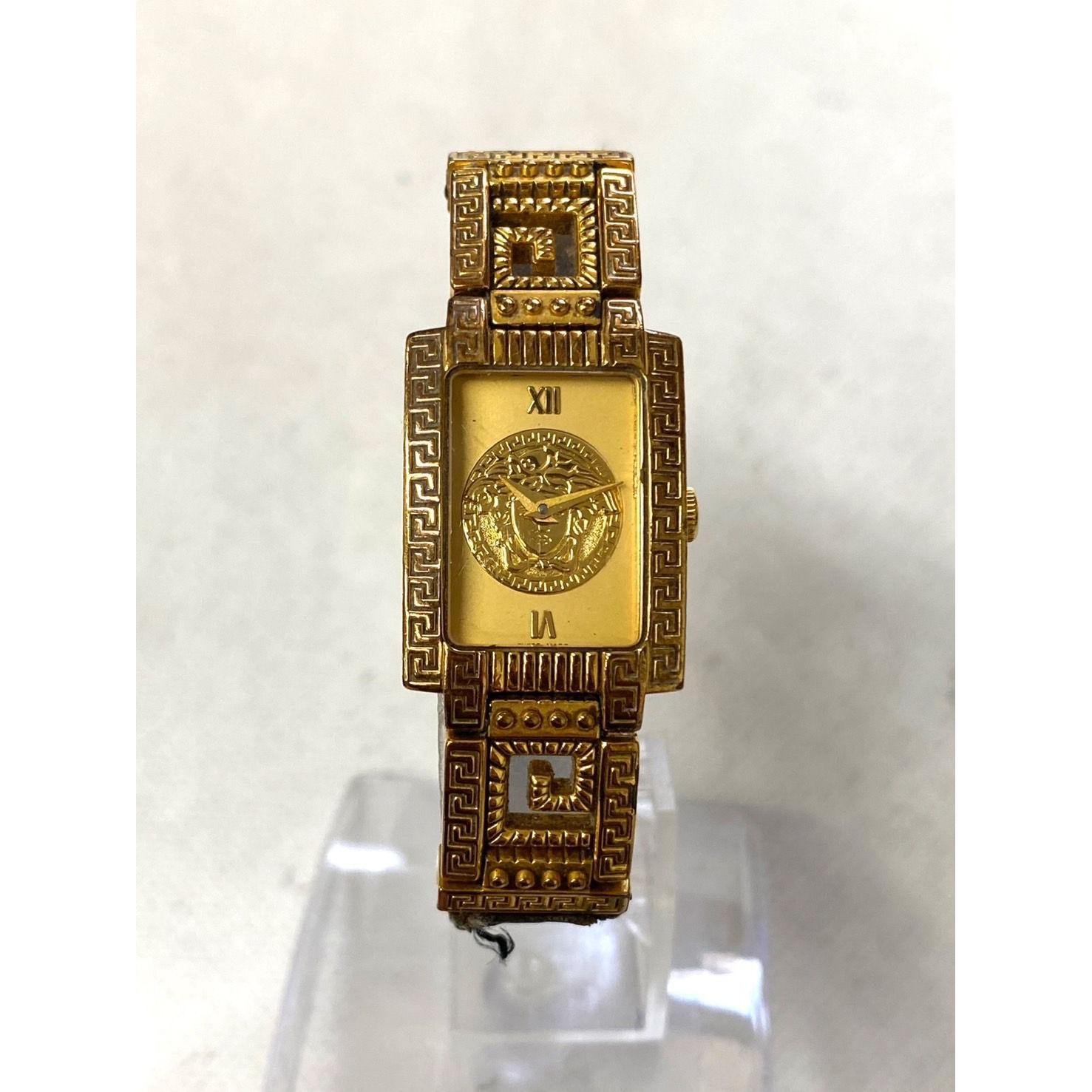 Used GIANNI VERSACE Gianni Versace GOLDPLATED G20 Watch Men s Gold Dial Medusa ts062401