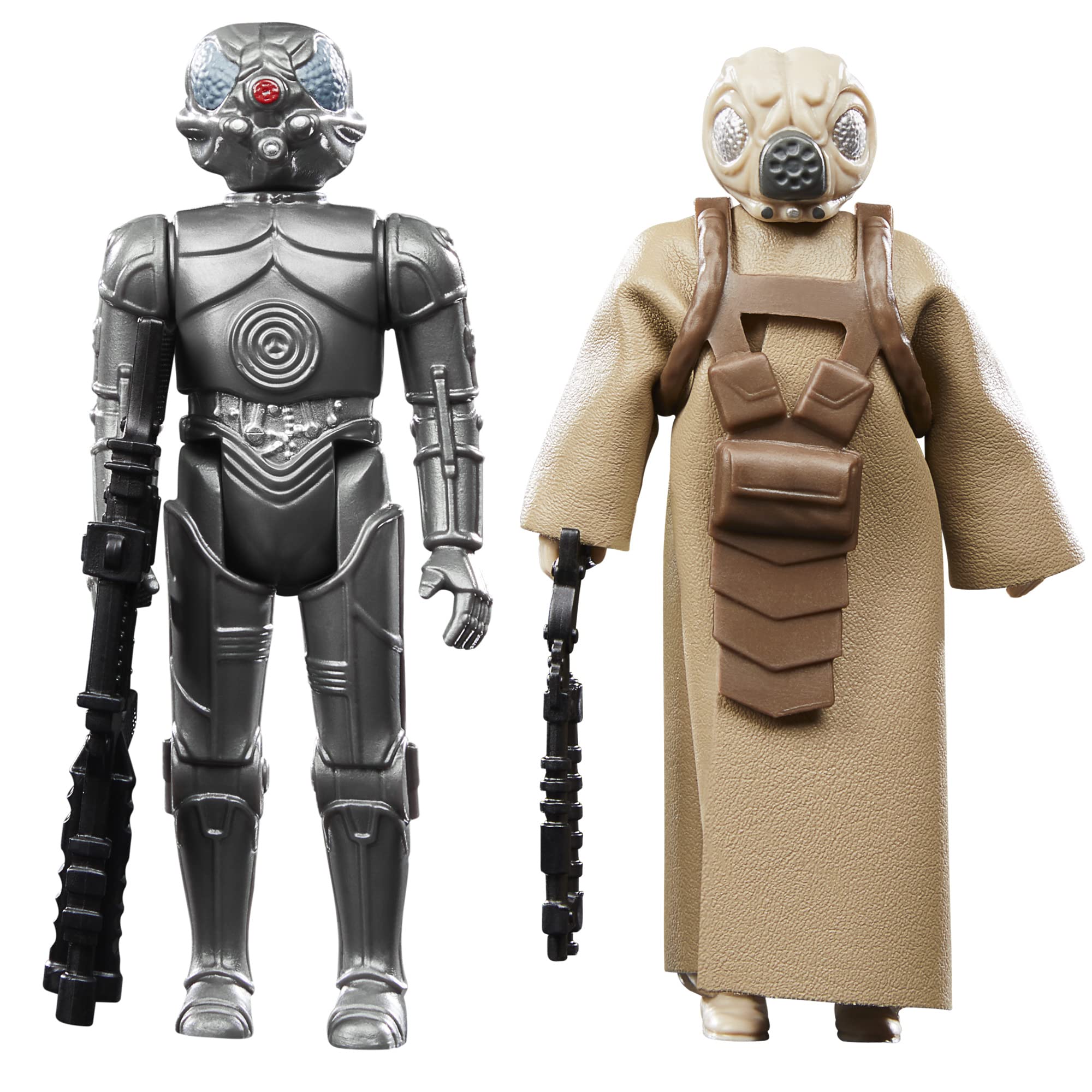 Hasbro Звездные войны Коллекция ретро Набор Звездные войны Эпизод Империя наносит ответный удар Экшн Возраст 4+ и Аутентичные 4-LOM и Цукусс, 2, V Спина, 3,75 дюйма