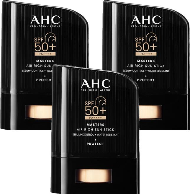 AHC Masters Air Rich Sun Stick SPF50+ PA++++ Lightweight UV Protection & Sebum Control 14g