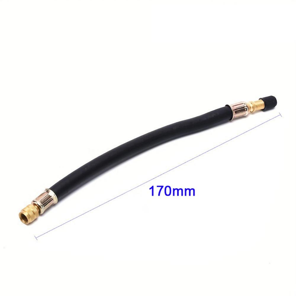 Steel Wire Tire Valve Extensions Rubber Tire Valve Adapter Inflatable Rubber Hose Car Wheels 170mm