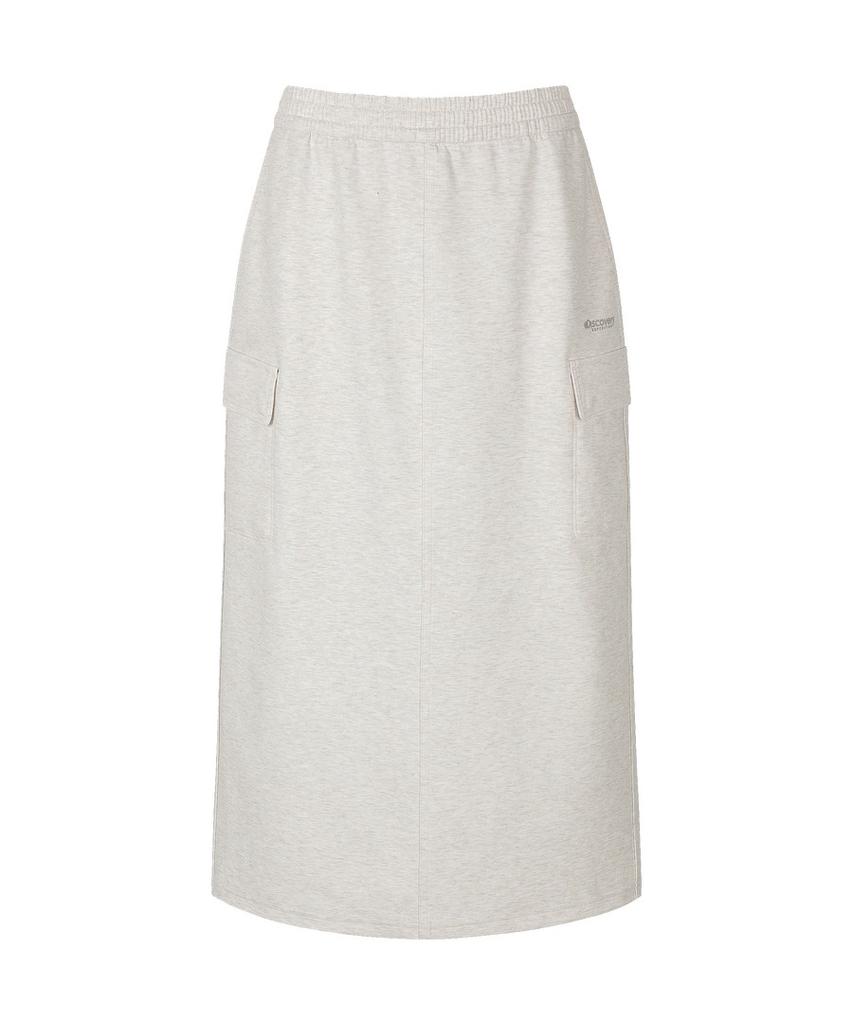 DISCOVERY EXPEDITION Women'S Tech Knit Training Cargo Skirt (M/Ivory)