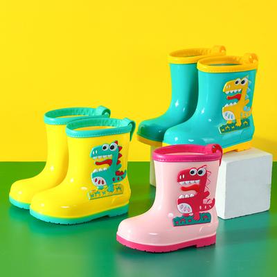 Bota Infantil Cartoon Kid Regen Stiefel Anti Slip Junge Wasser Stiefel Wasserdichte Gummi Stiefel für Kind Infant Gir Boot Bottes de Pluie