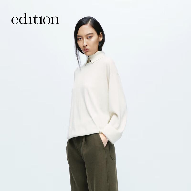 Edition 2024 Winter Cloud Wool Cashmere Turtleneck Sweater
