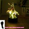 Genshin Impact LED Night Light Zhongli HuTao Xiao Shenhe Anime 3D Lamp for Bedroom Decor Moon Lamp Birthday Best Gifts Luces