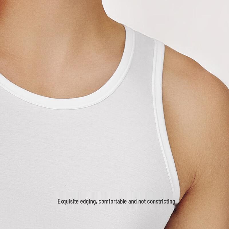 Threegun Men's 80-Count Long-Staple Cotton Vest