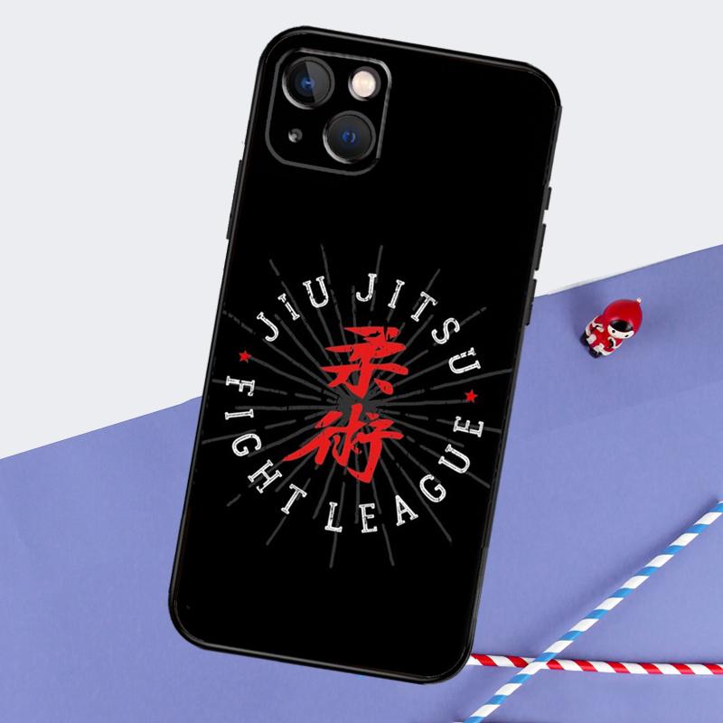 

BJJ Brazilian Jiu Jitsu Art Phone Case For iPhone 16 Pro Max 11 12 13 14 15 Pro Max Mini XR 16 15 Plus 16e Cover Shell iPhone 12 Pro