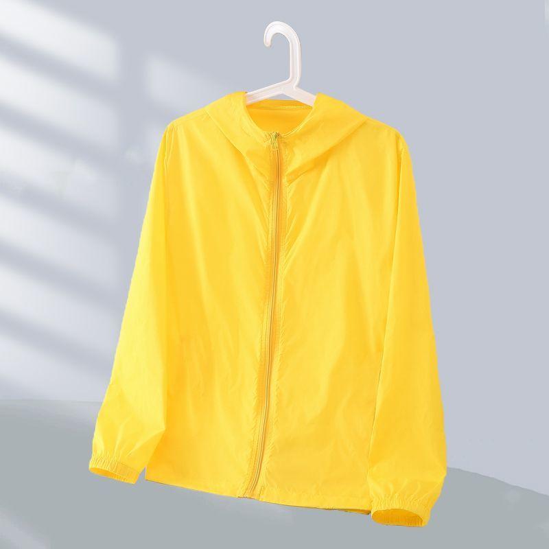 Ice Shreds Breathable Comfort Skin Friendly Cool Solid Color Windproof Outdoors Anti Scratch Men's Sunscreen Jacket Summer 2024