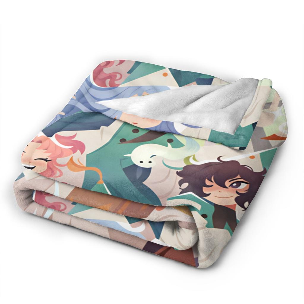 Witch Hat Atelier Blanket Decorative Flannel Bedding Throws For Couch Chair Warm Custom DIY Quality Bedspread Gift Idea