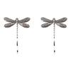Grampos de Cabelo Criativos Esculpidos para Meninas Presilhas Brilhantes de Libélula Grampos de Cabelo Feitos à Mão Lovely Hairpin