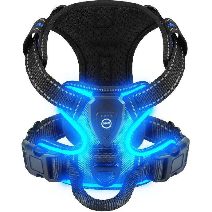 LED Glowing Luminous Dog Harnesses Essential