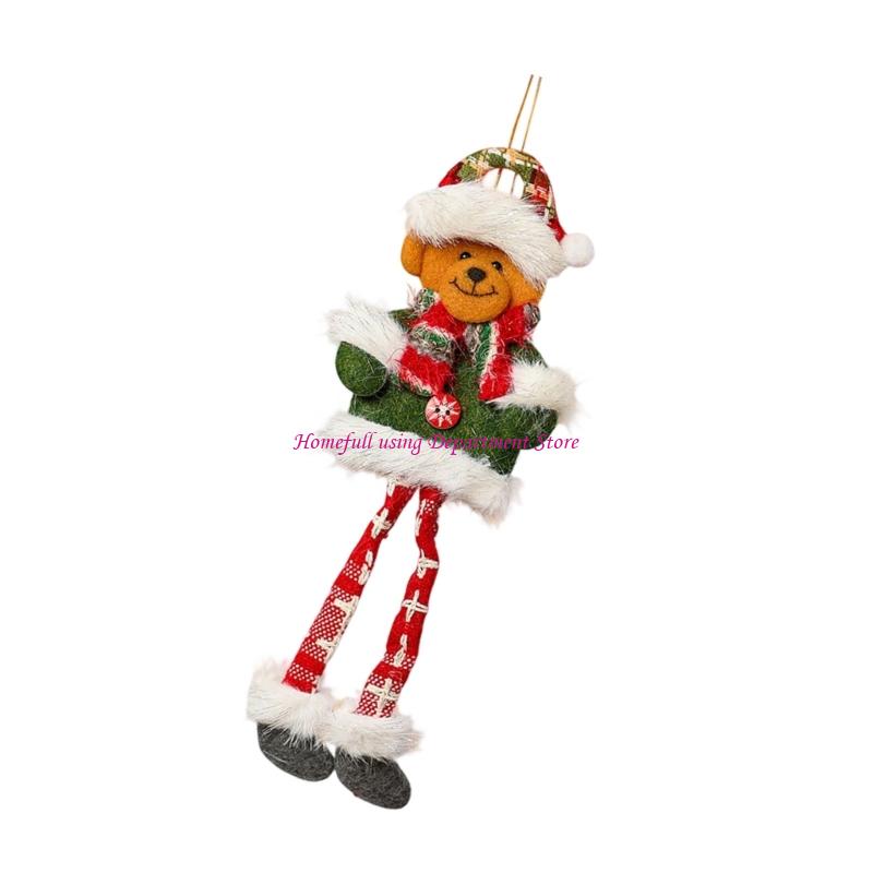 Adjustable Rope Doll Pendant Holiday Decoration For Indoor Seasonal Celebration