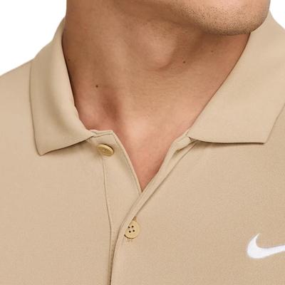 Court Dri-Fit Rychleschnoucí Tenisové Polo Pohodlné Módní Všestranné Tričko s Krátkým Rukávem Pánské Topy Meruňková DH0857-297