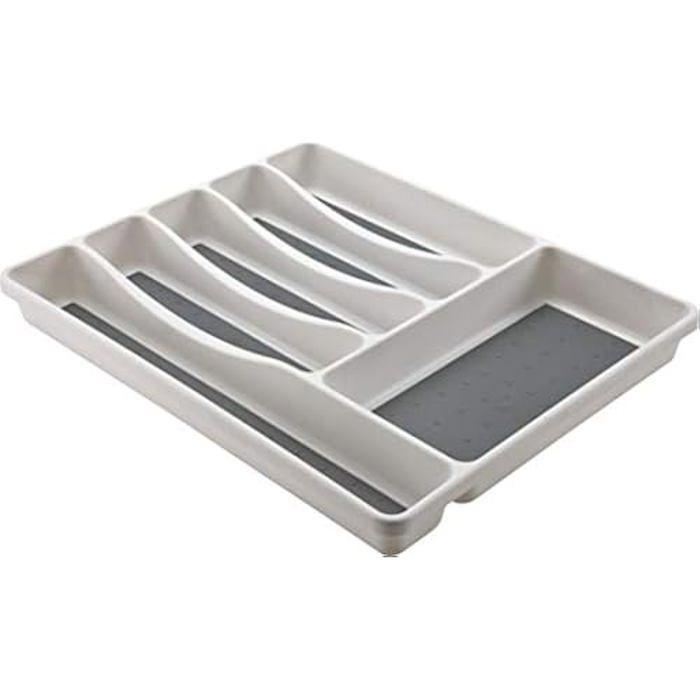 Range Couverts - M-Home - PLS262 - Bi-matière - 6 Compartiments - 39 x 31 x 4,5 cm