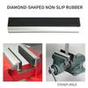 2Pcs Vise Jaw Pad Soft Magnetic Vise Jaw Pad Aluminum Multipurpose Jaw Protectors Metal Clamps Jaw Flat Cover Silver Jaw