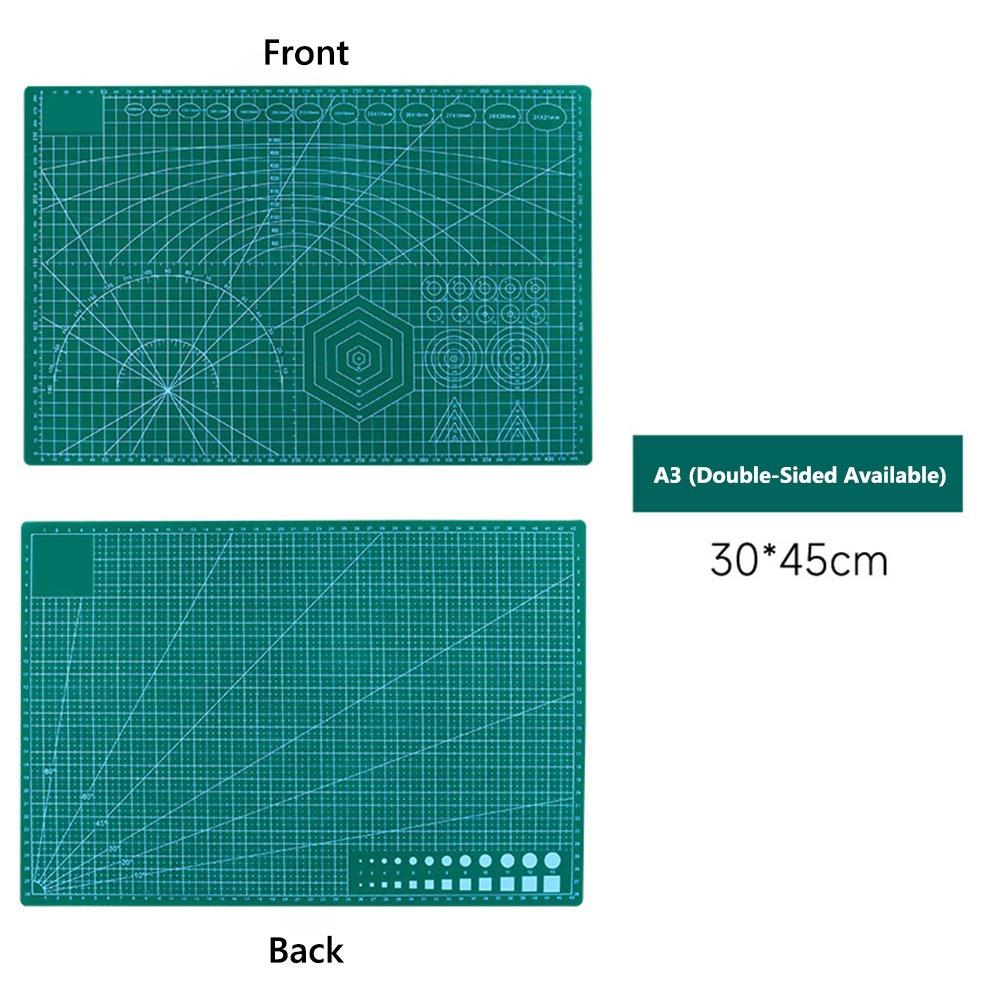 PVC Paper Cutting Pad Grid Line Carving Board Multifunctional Cutting Mat Paper Cutting