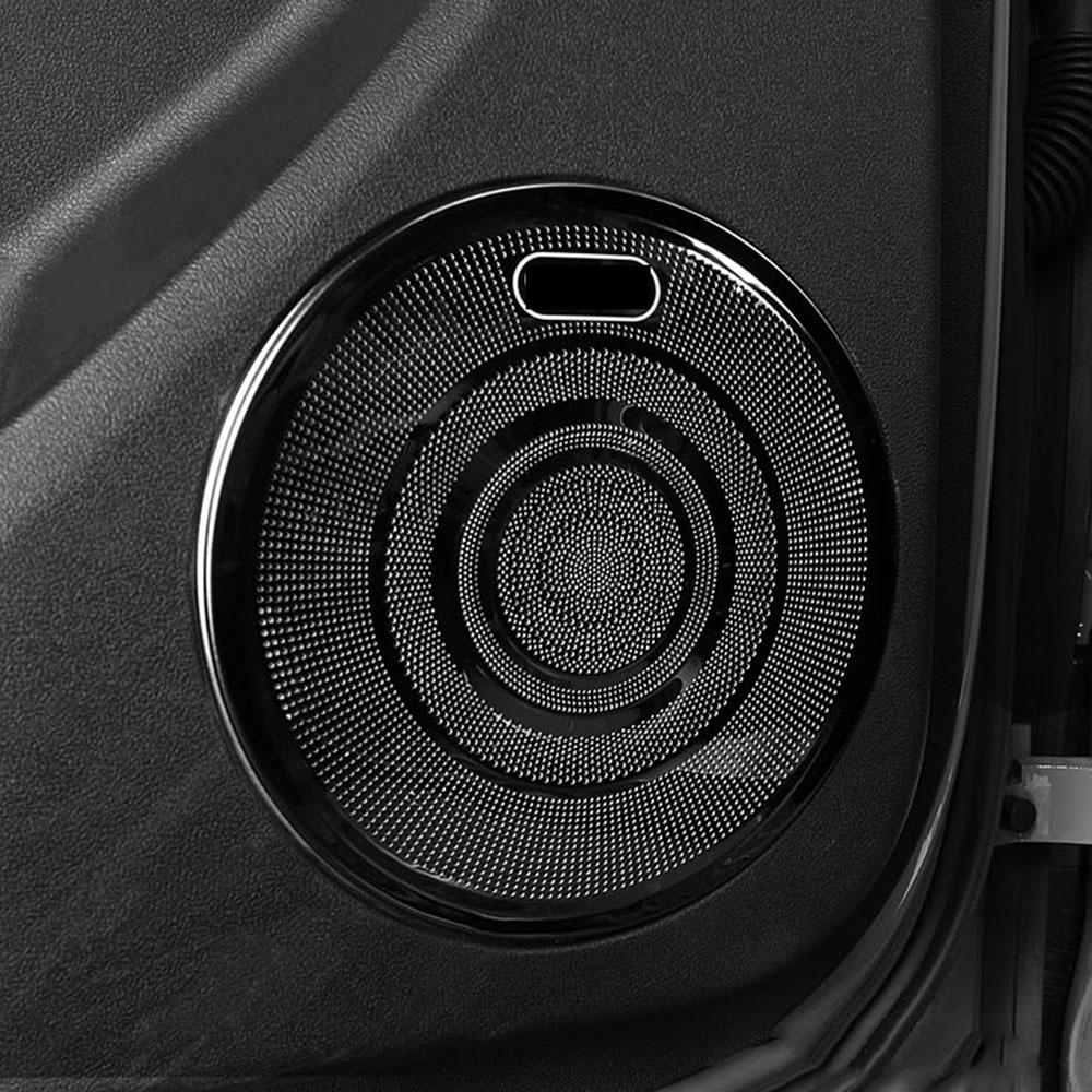 For GWM Tank 300 2024 2024 Accessories Car Door Speaker Cover Trim Front Reading Sound Horn Anti Hit Stainless Steel Cap