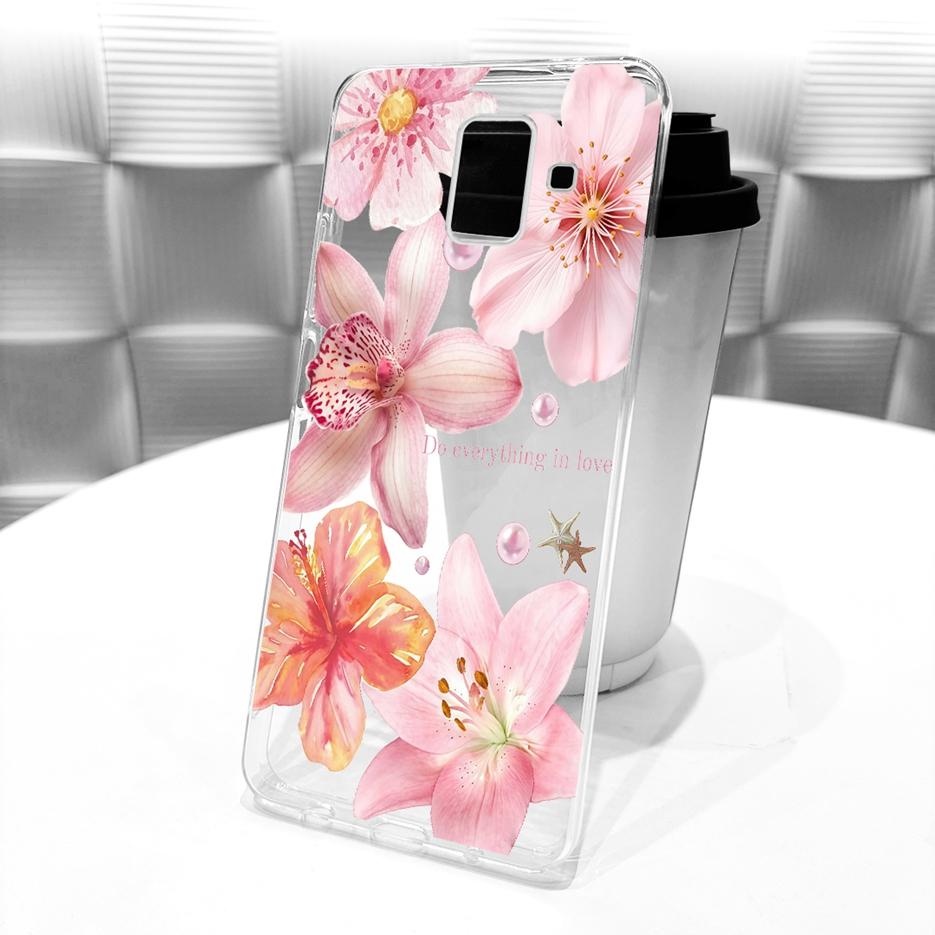 For Samsung Galaxy A6 2018 Case SM-A600F Luxury Butterfly Painted Cover Soft Silicone Shell For Samsung A6 Plus A6+ A605F Fundas