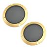 Ideamall Speaker Grille Car Speaker Car Audio Net Cover Set of 2 (Gold)