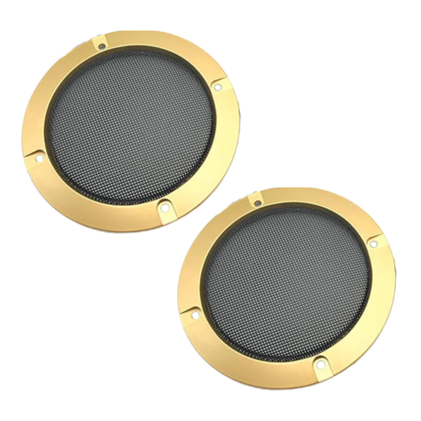 ideamall Решетка динамика Автомобильный динамик Автозвук Сетчатая крышка Комплект из 2 шт. (Золото) золотой
