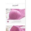Große Größen Frontverschluss Push-Up BH Kabellos Nahtloser Bralette Unifarbener Spitzen-Westen-BH für Damen