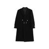 Men's Autumn/Winter 2025 Trendy Woolen Lapel Trench Coat - Scruffy Cool Mid-Length Outerwear