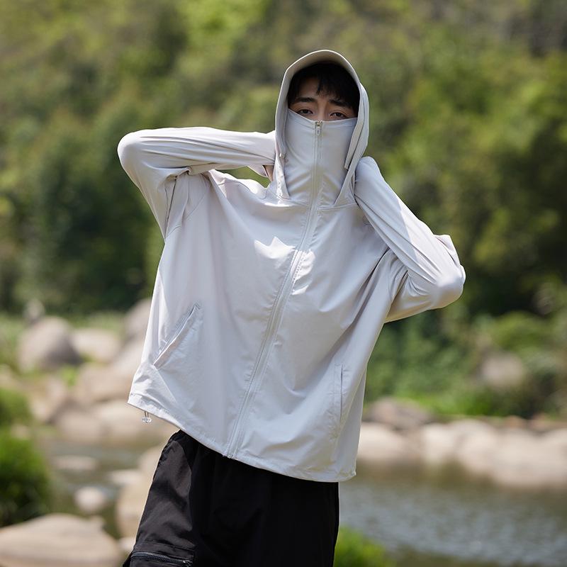 2025 Lightweight Breathable Ice Silk Sun Protection Clothing - Plus Size, Unisex, Summer Outdoor Wear