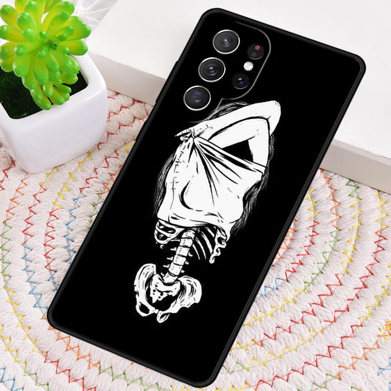 Skelett Liebhaber TPU Handyhülle Für Samsung Galaxy note 10 pro S26 S25 S24 S23 S22 Ultra Plus S21 FE S20 Stoßfeste Hülle