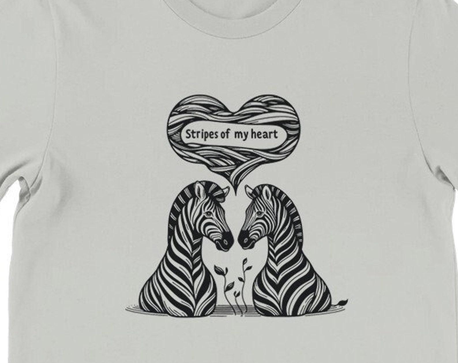 Zebra Love Shirt , Unisex, Animal Lover Shirt, Funny Animal T-shirt, Gifts For Him, Gifts for Her L