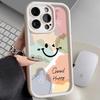 Smudge Smiley Face iPhone17Promax Mobile Phone Case Ladder Is Suitable for Apple 16promax All-inclusive Tianyan 15 Sets.