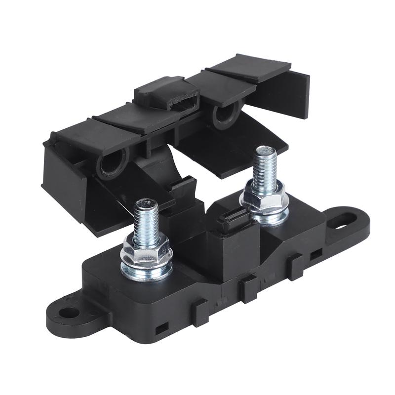 Fuse Holder Block M8 Studs For Marine Boat Automotive 40A-500A 70V Max Cover For MEGA ANL Bolt-On Blade Flat Type Fuse