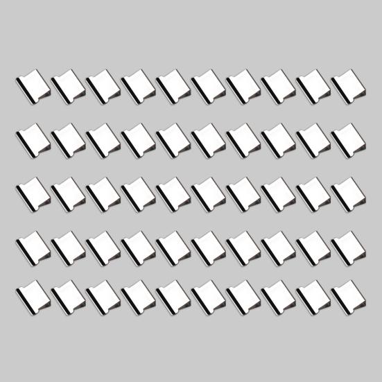 Yousheng Paper Binder Push Clip Refills, Reusable Stainless Steel Binding Clips for Office File Organization, Long Tail Document Clips for