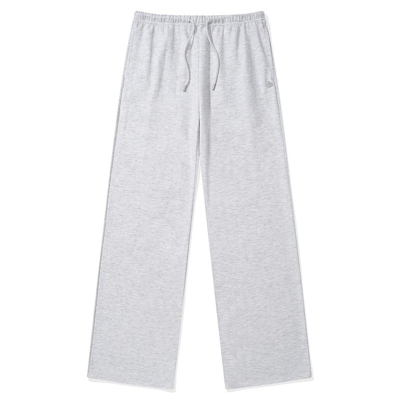 KIRSH Plain Semi-Wide Pants [Melange Gray]