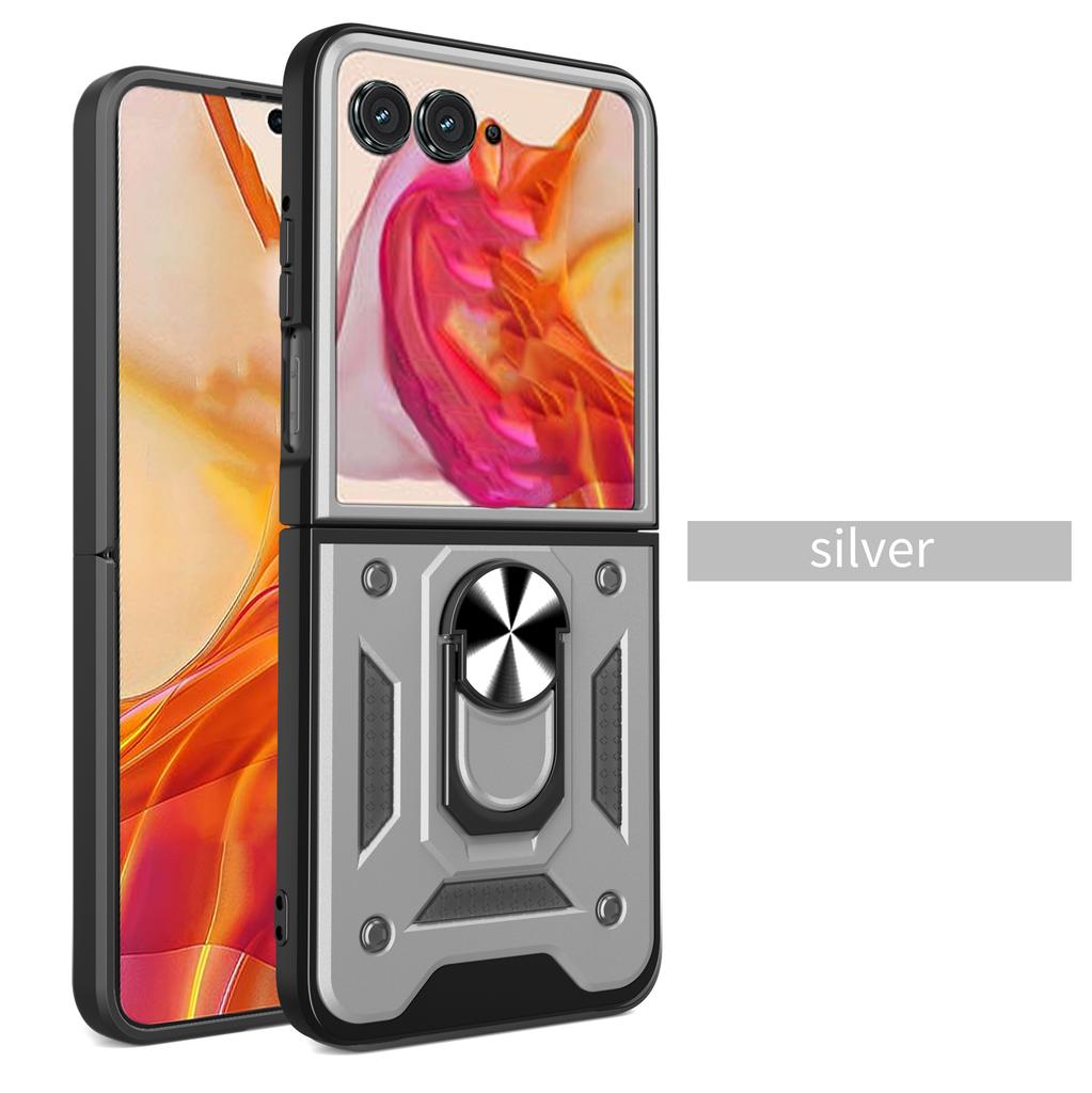 Armor Shockproof Case For Motorola Razr 60 50 40 Ultra Moto Razr+ Plus 2025 2024 2023 Cover With Ring Stand Holder Coque Fundas