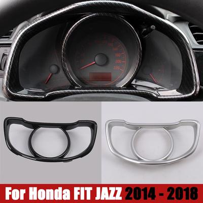 Auto-Instrumententafel-Dashboard-Rahmenabdeckung für Honda FIT JAZZ 2014 2015 2016 2017 2018 ABS-Auto-Styling-Zubehör