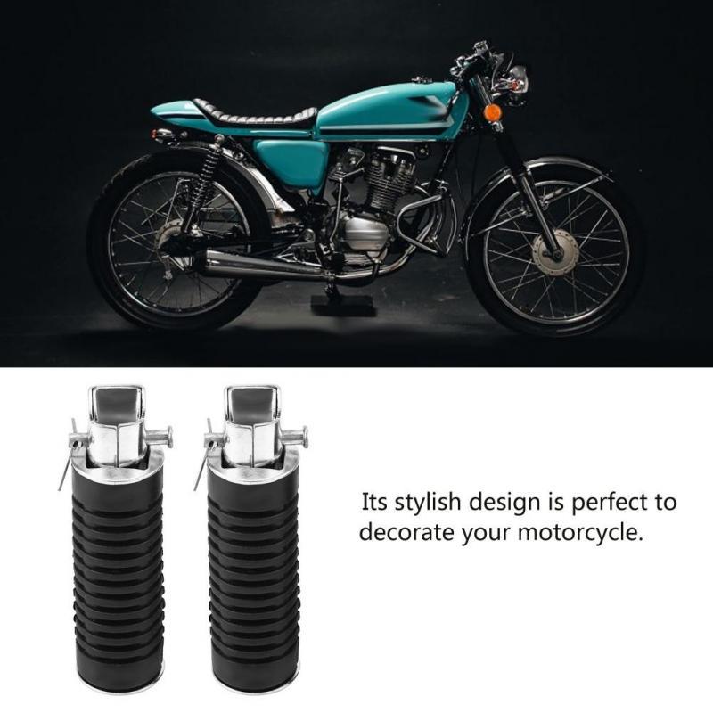 Motorcycle Foot Pegs-Stylish Metal Motorcycle Motorbike Frame Foot Pegs Rests Pedals