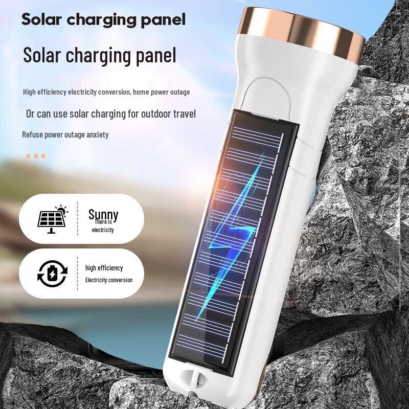 SHENYU Multi-functional Solar & Magnetic LED Flashlight
