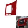 For Honda Civic 8Th 2006-11 Red Carbon Fiber Driver Side Air Vent Cover Trim Component Parts-A87Q