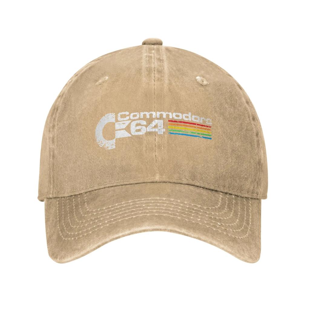 The Old Technology Commodore  Unisex Women Baseball Caps  Distressed Cotton Hats Cap Classic Outdoor Headwear