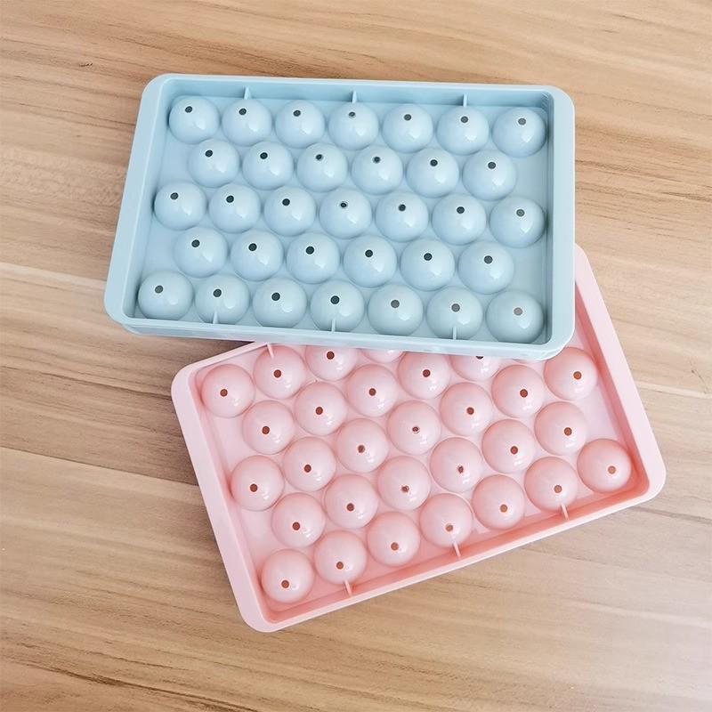 

Форма для приготовления льда - Набор из 2 поддонов для форм в виде шара и кубика