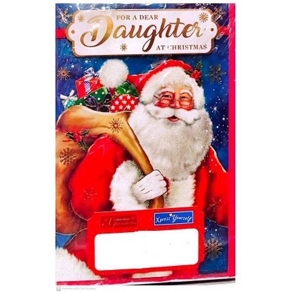 Simon Elvin For A Dear Daughter Christmas Card (Pack of 6)