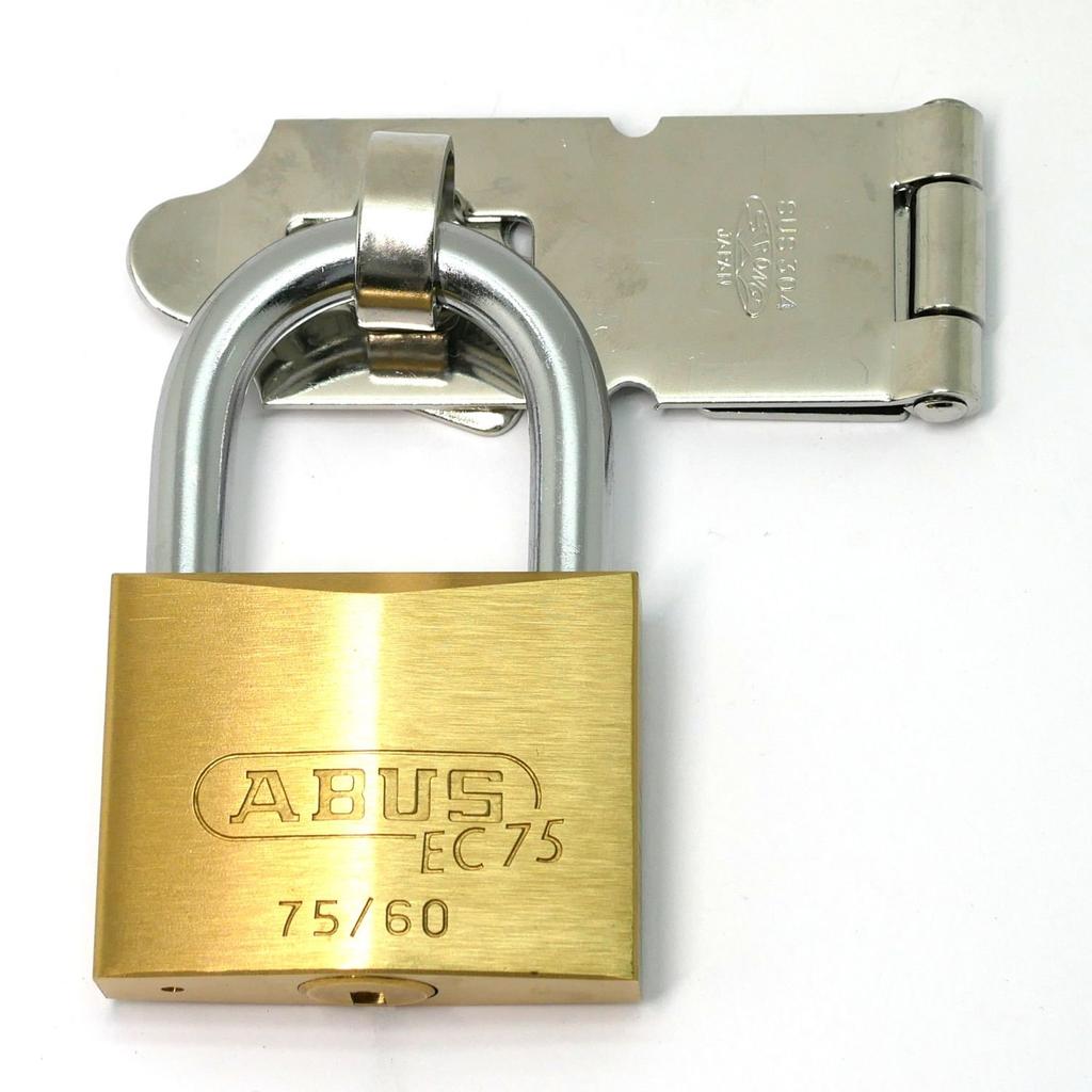 ABUS Brass Padlock KD Dimple Loose Number EC75/60 Cylinder,