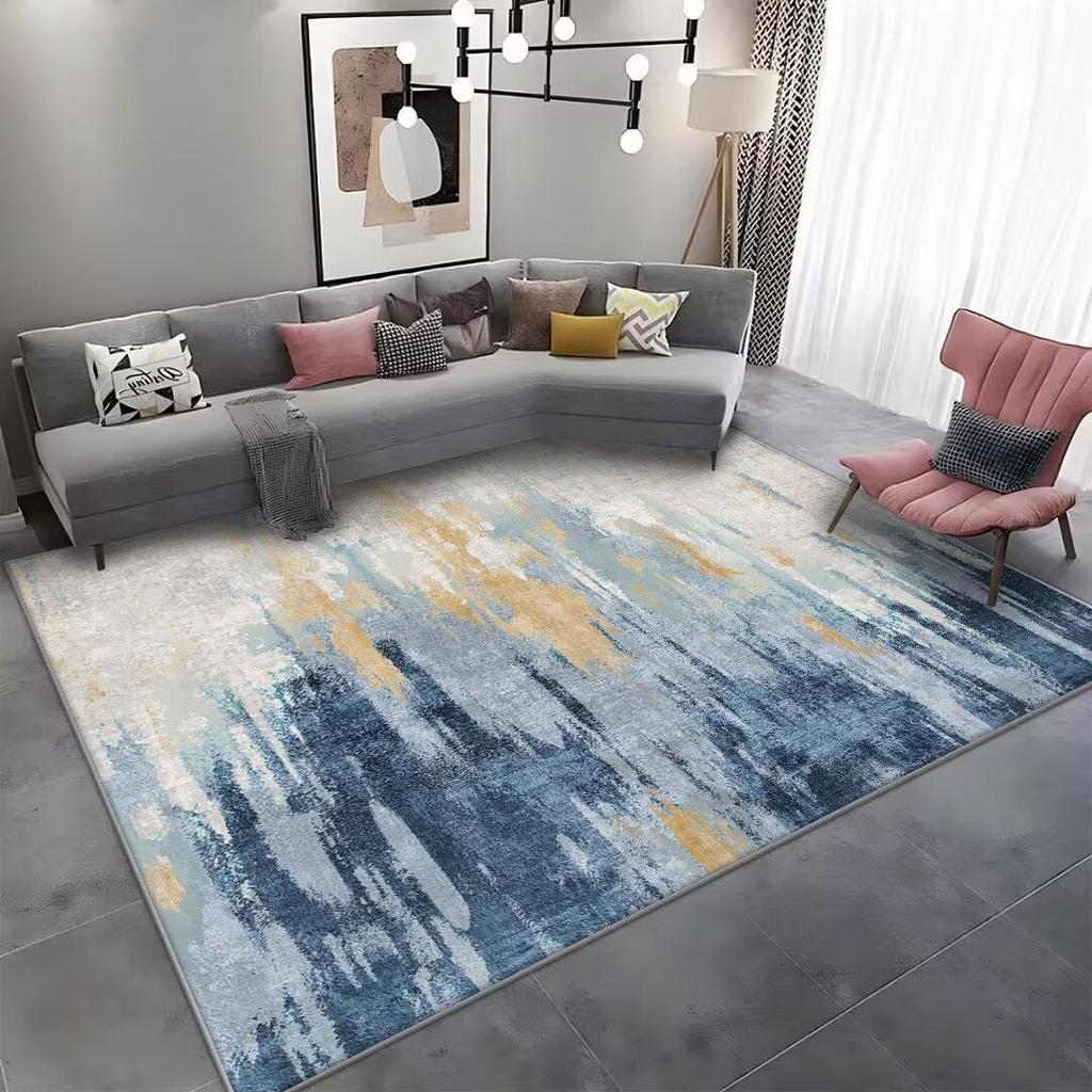 Ink Flow Abstract Carpet Living Room Decoration Home Washable Ink-Dyed Large Rugs 200x300 Coffee Tables Non-slip Soft Floor Mat