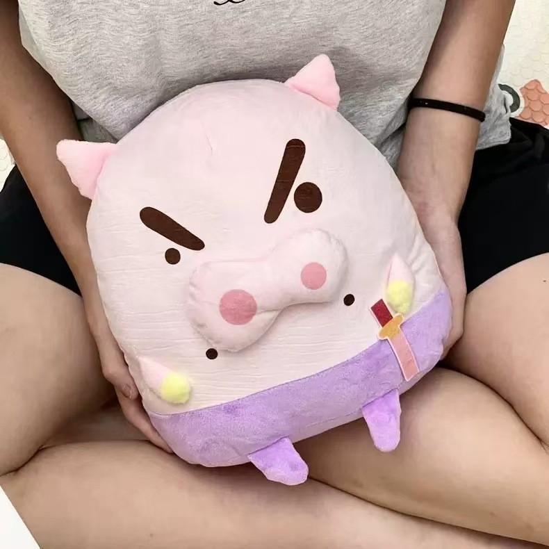 Buriburizaemon Plush Pillow With Cartoon Design For Kids And Teens