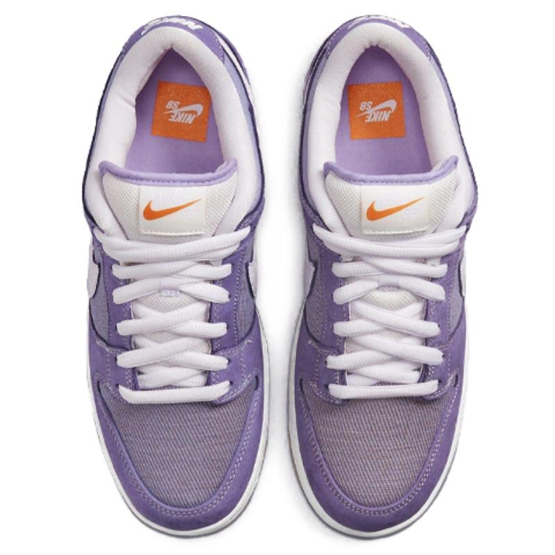 Nike Sb Dunk Low 'Unbleached Pack   Lilac' Skateboard Shoes DA9658-500